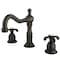 Kingston Brass KS1975TX 8" Widespread Bathroom Faucet, Oil Rubbed Bronze KS1975TX - alternate 1
